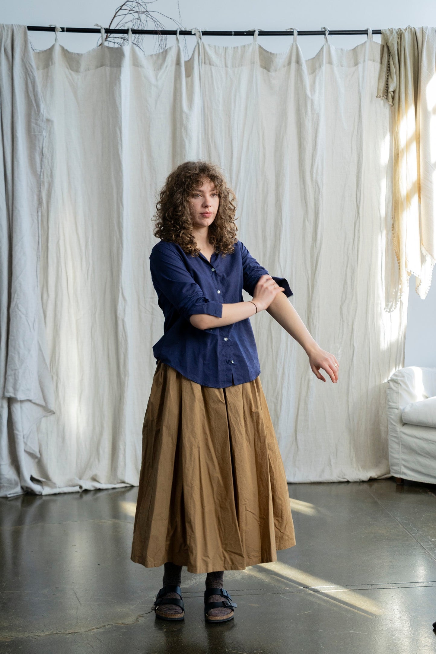 Tulum Skirt Ochre